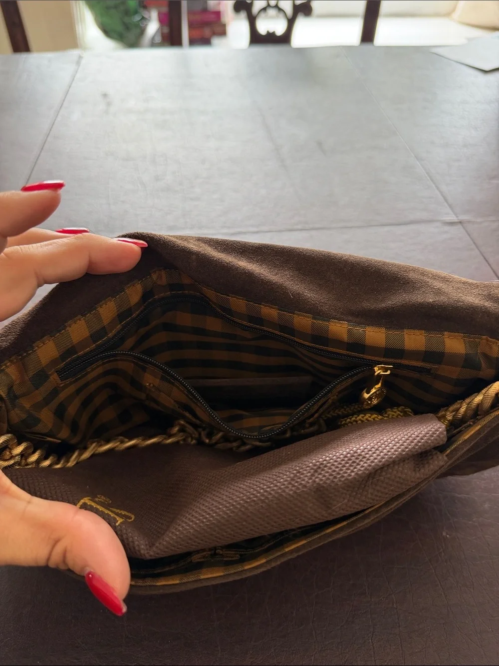 Eric Javits Leopard Print Faux Fur Clutch in Brown and Black NWOT